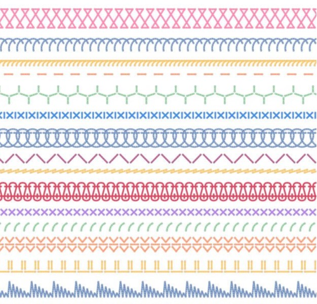 stock photo stitches